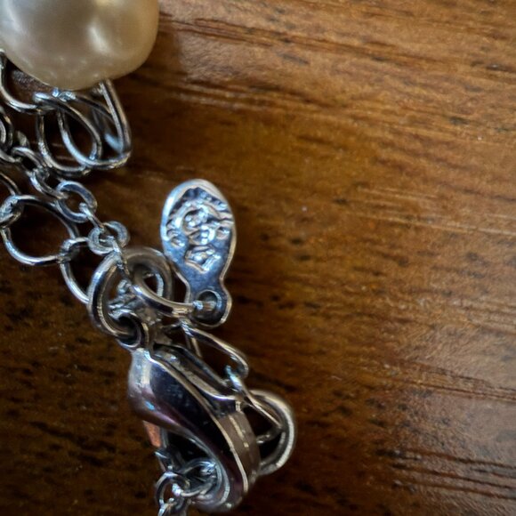 Set of 5 Faux Pearl and Beaded Necklace, one bracelet - Picture 15 of 16